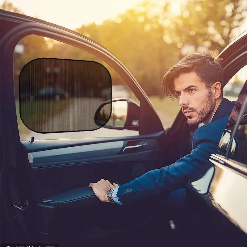 4pcs Premium Car Window Sunshade Set Ultimate UV Protection Easy Install And Remove Keeps