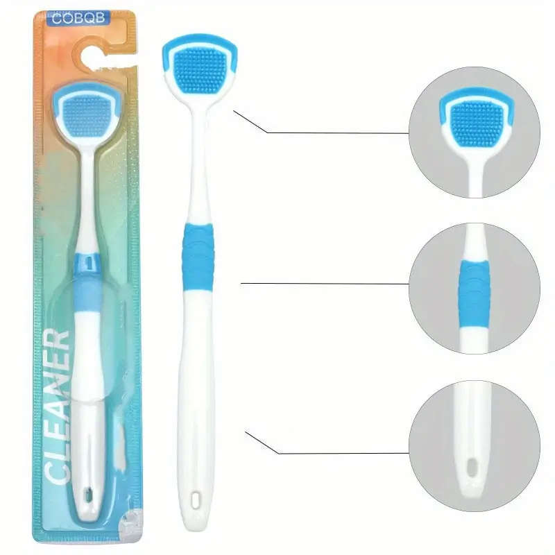 1pc ProClean Tongue Scraper Freshen Breath Promote Oral Health Gentle Effective Cleaning Tool for Ad