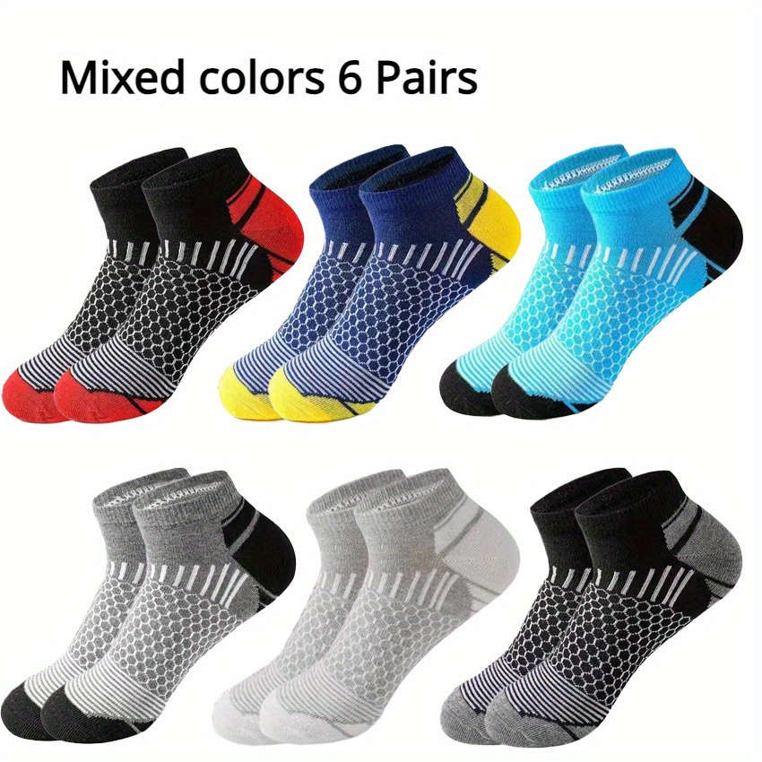 6 Pairs Silvery One Size High Elastic Socks