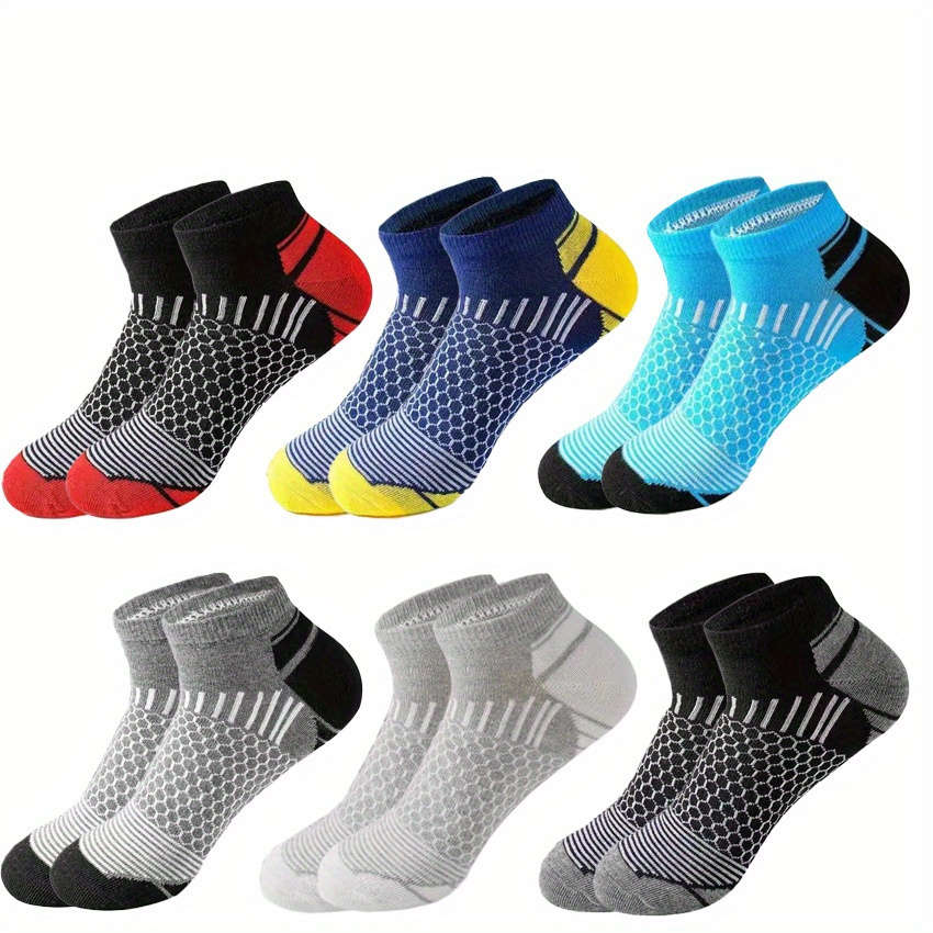 6 Pairs Silvery One Size High Elastic Socks