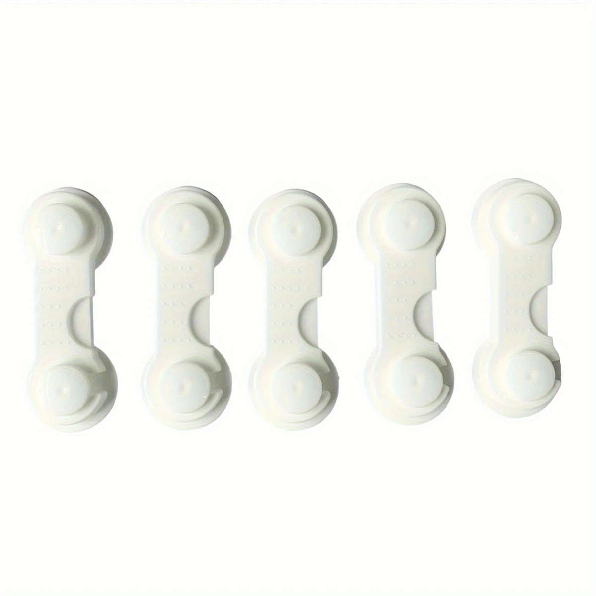 5 Pieces Premium Adjustable Plastic Cabinet Security Drawer Locks