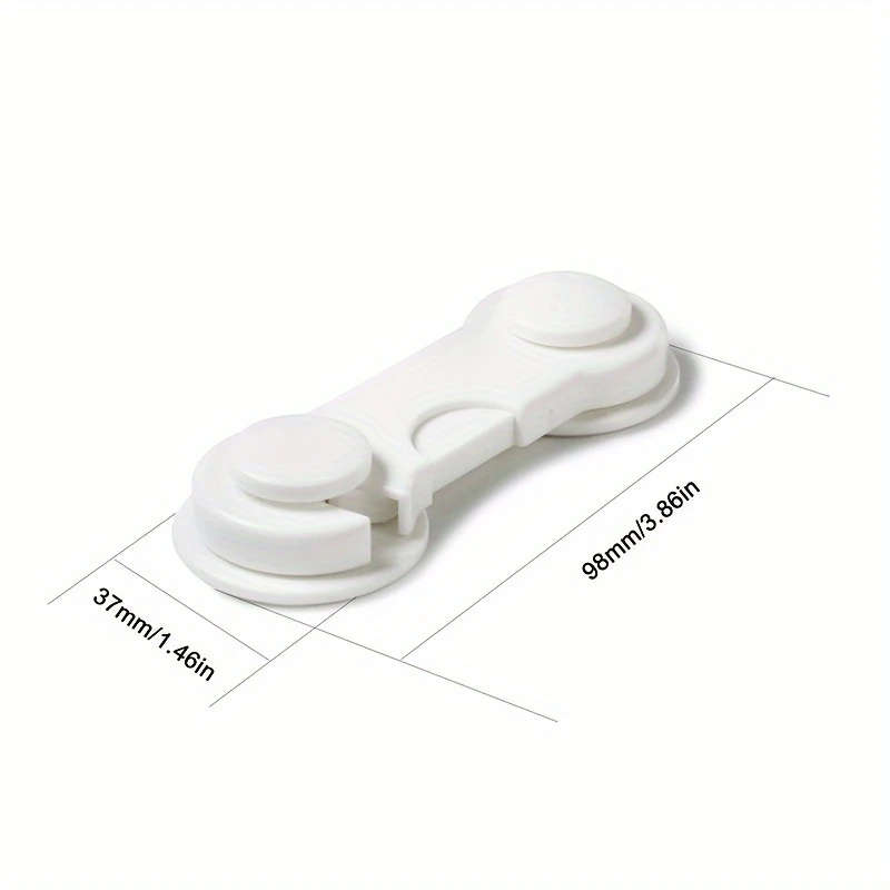 5 Pieces Premium Adjustable Plastic Cabinet Security Drawer Locks