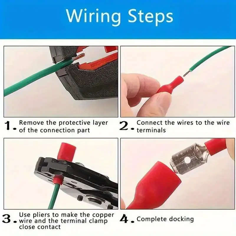 102Pcs Electrical Crimp Connectors Set