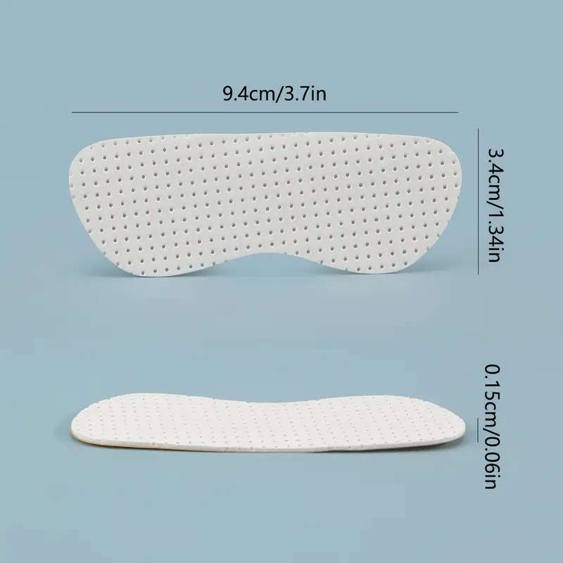 2pcs Soft Heel Stickers Anti-Slip Shock-Absorbing Foot Pads for High Heels And Sneakers No Odor Soli