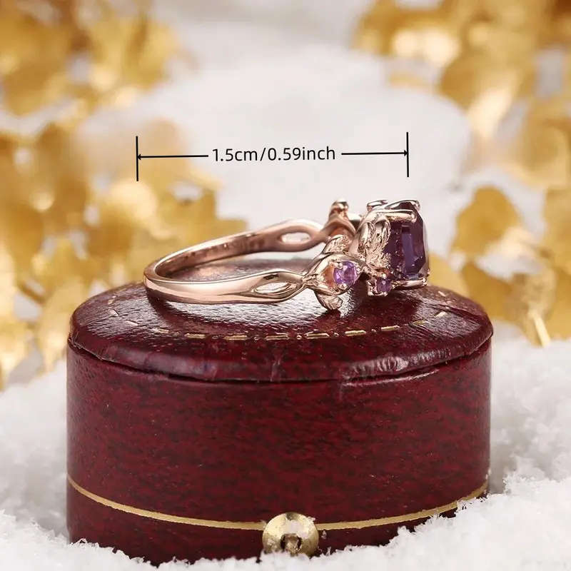 Rose Ring with Stones