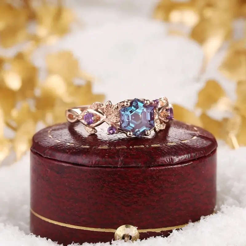 Rose Ring with Stones