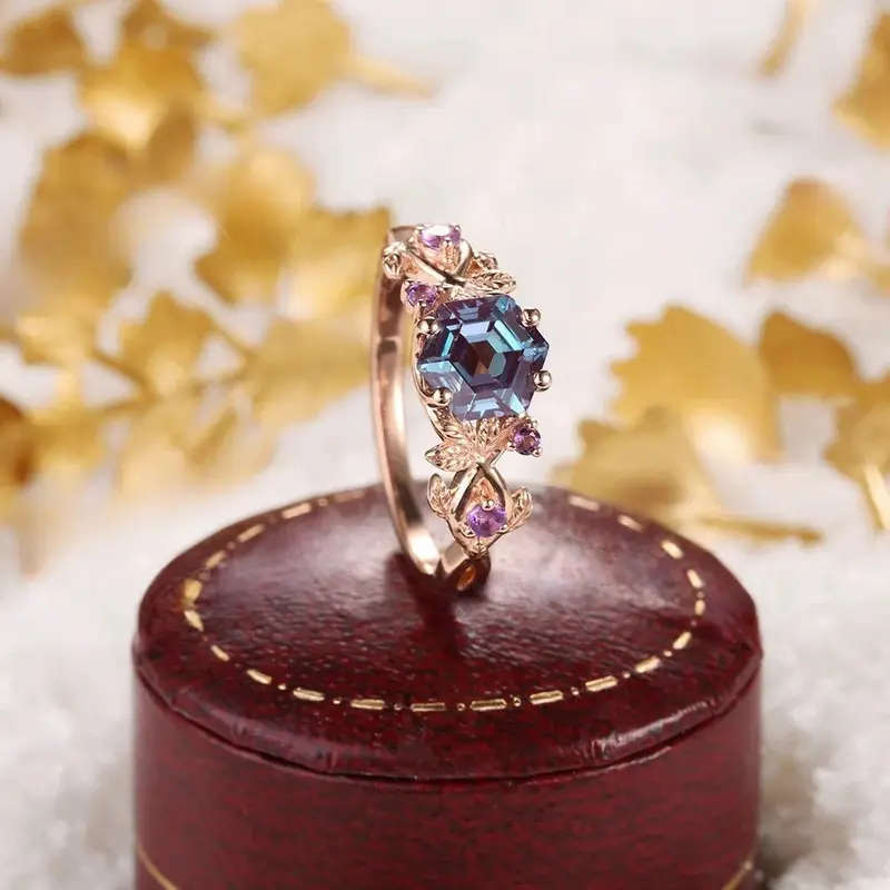 Rose Ring with Stones