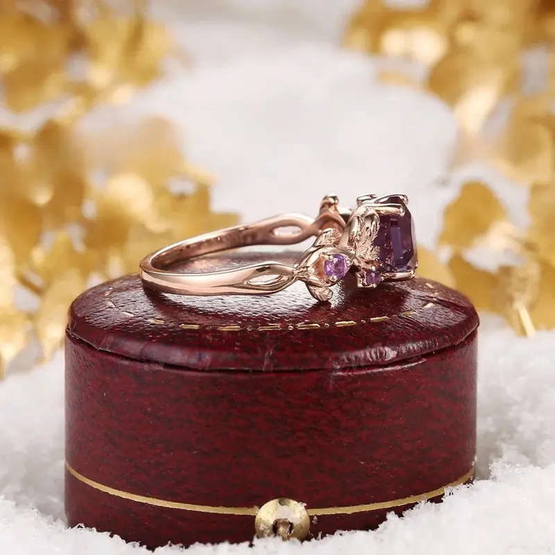 Rose Ring with Stones