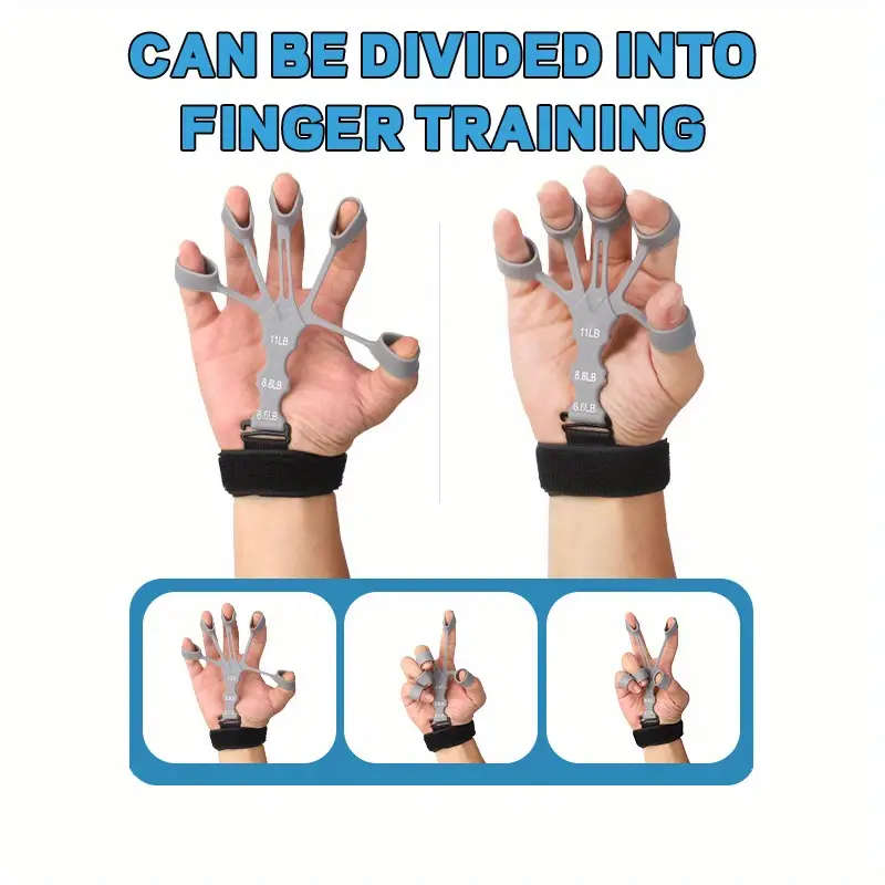 Silicone Finger Trainer Wrist Strengthener Finger Enhancer