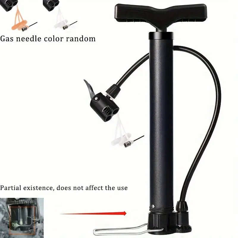 1pc High-Pressure Manual Pump for Bikes Balls Durable PP Material 160PSI Inflator Perfect for Outdoo
