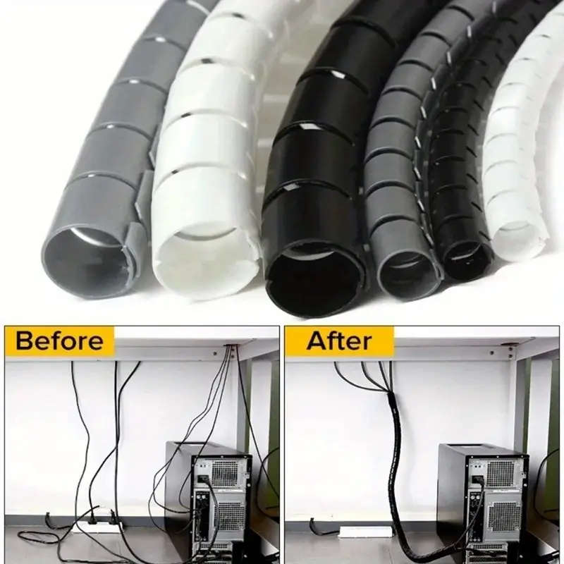 1m Flexible Spiral Cable Protector