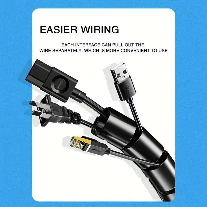 1m Flexible Spiral Cable Protector
