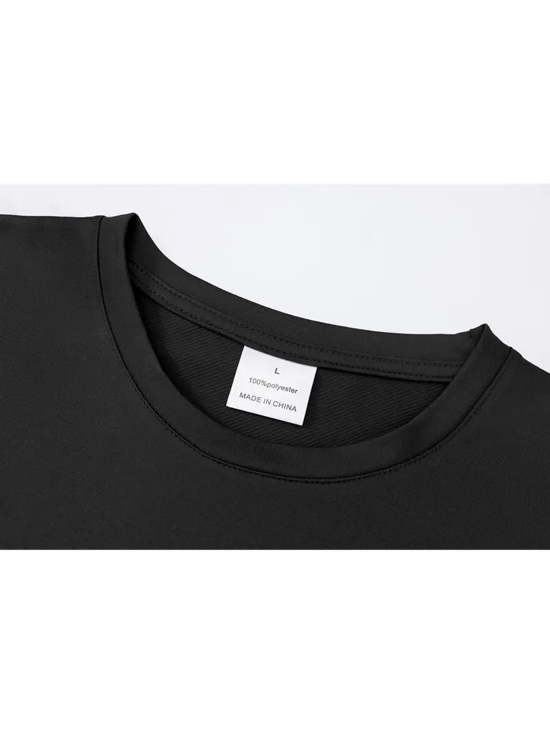 Men's T-Shirt Short Sleeve, Crew Neck