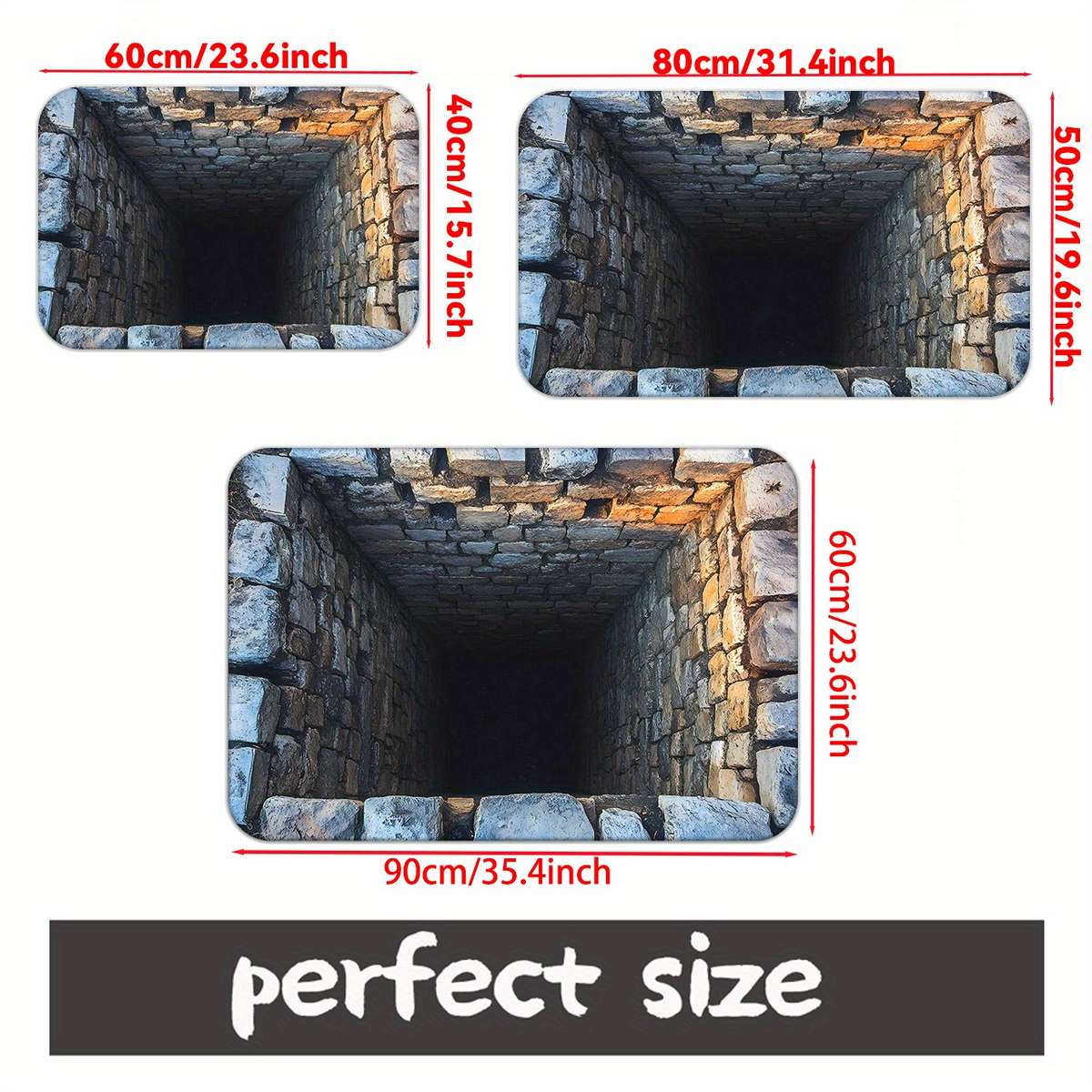 1Pc 40x60cm Floor Mat