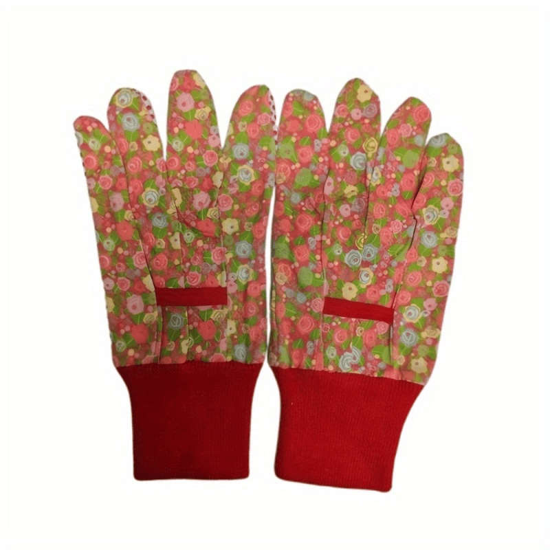 1 Pair Green Multi Purpose Work Gloves