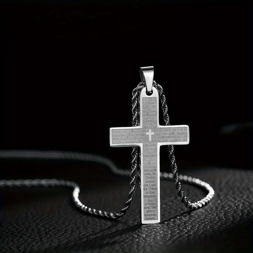 1 Piece Golden Jesus Theme Pendant