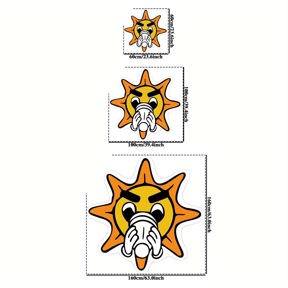 1Pc 100x100cm Floor Mat