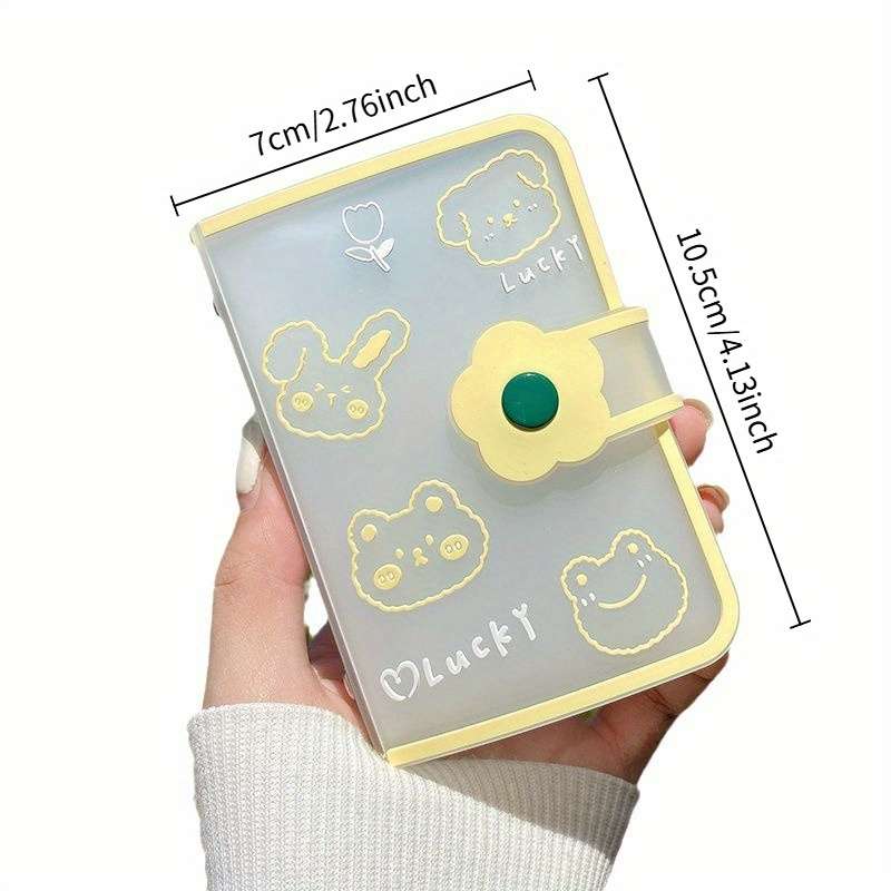 Sunflower Snap Ins Style Cute Fruit Animal Pattern Female Card Holder Small And Large Capacity