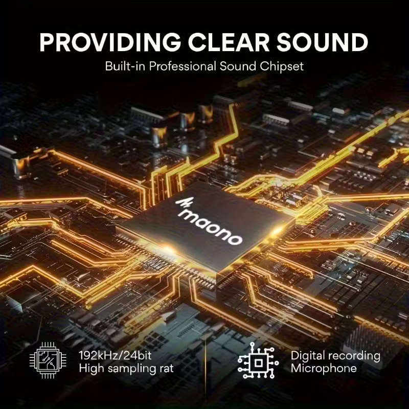 Condenser Microphone With Shock Mount & Anti Wind Foam Cap