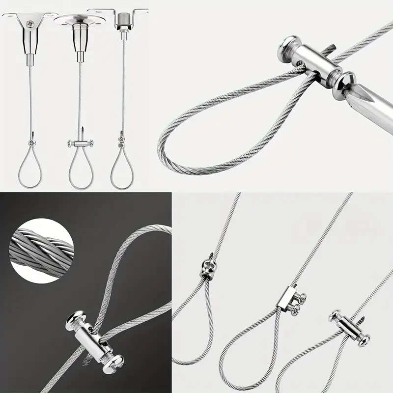 20 Adjustable Upgraded Wire Rope Cable Clamps