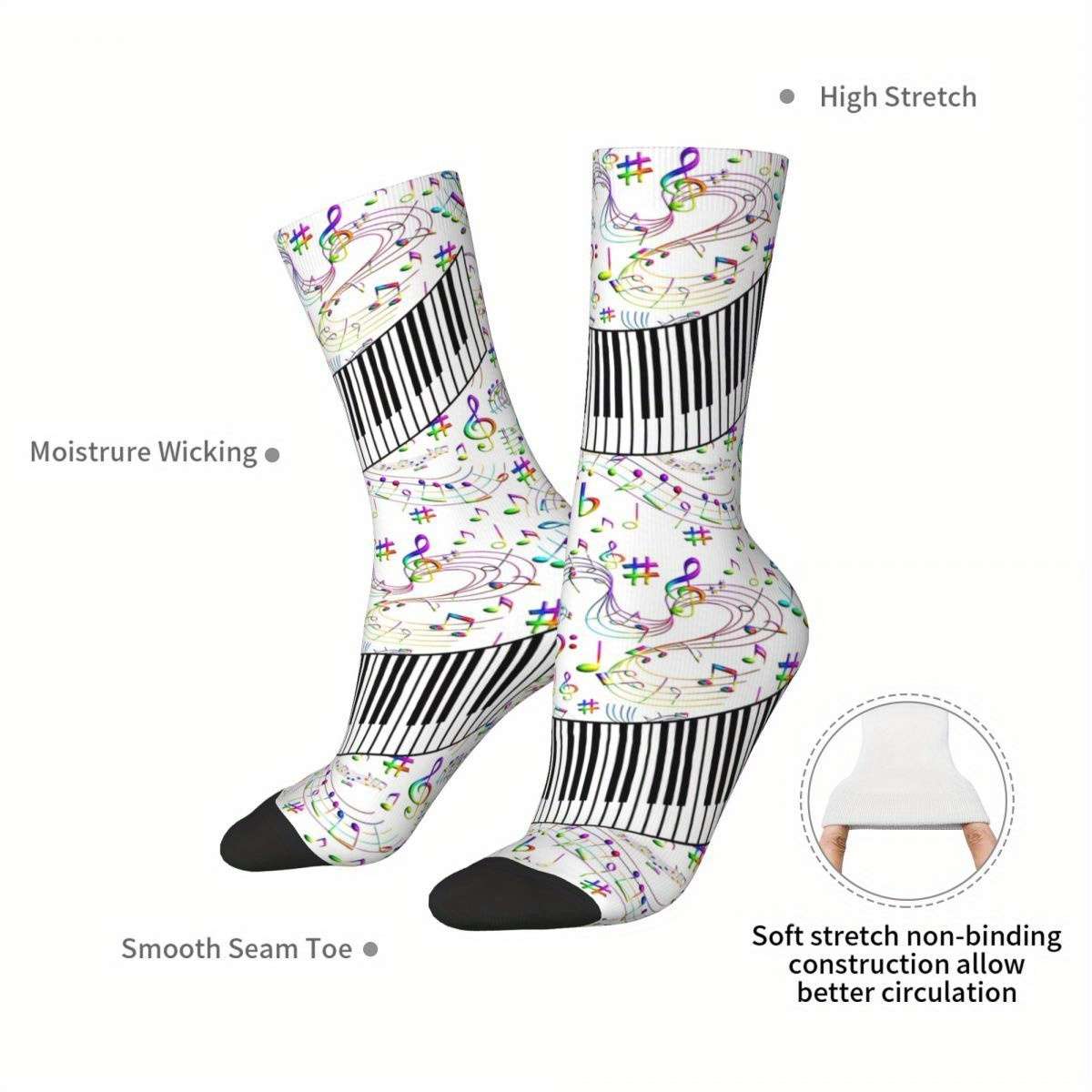 1 Pair Multicolor One Size Socks