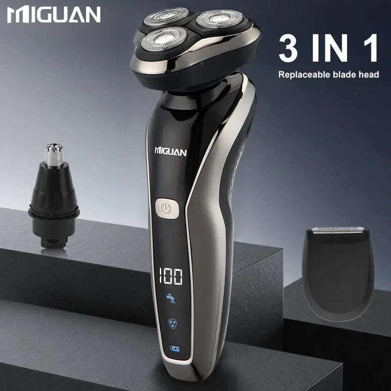 3 in 1 Men's Rechargeable Electric Shaver