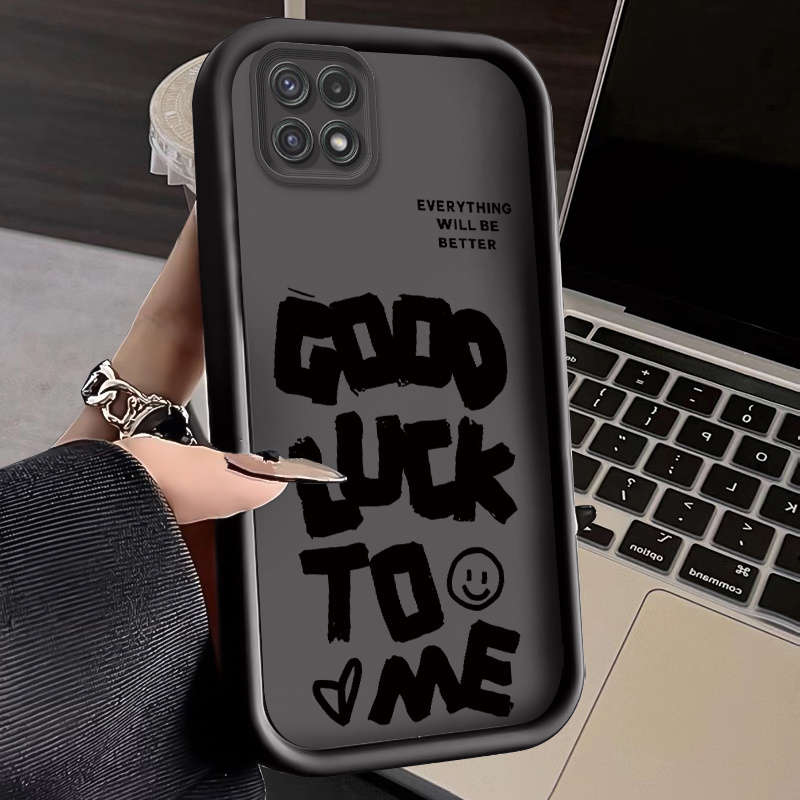 1pc A-Brown For Samsung Galaxy A05s Phone Cases