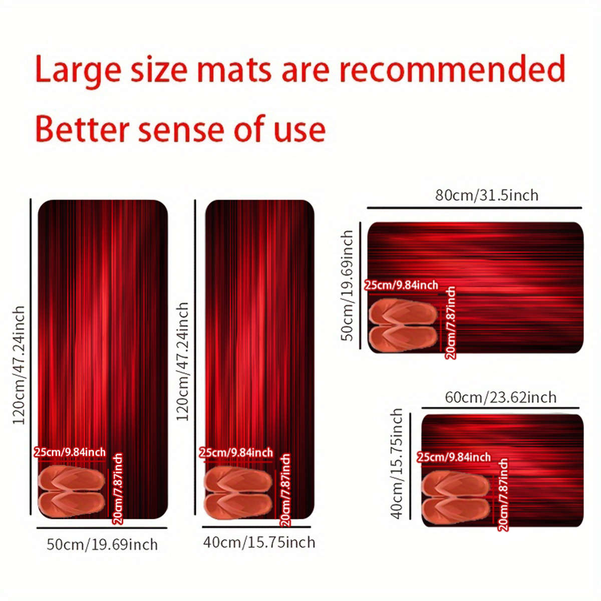 40x60cm 15.7x23.6inch Floor Mat