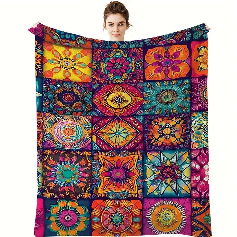 1 Bohemian Patchwork Blanket 75CM*105CM