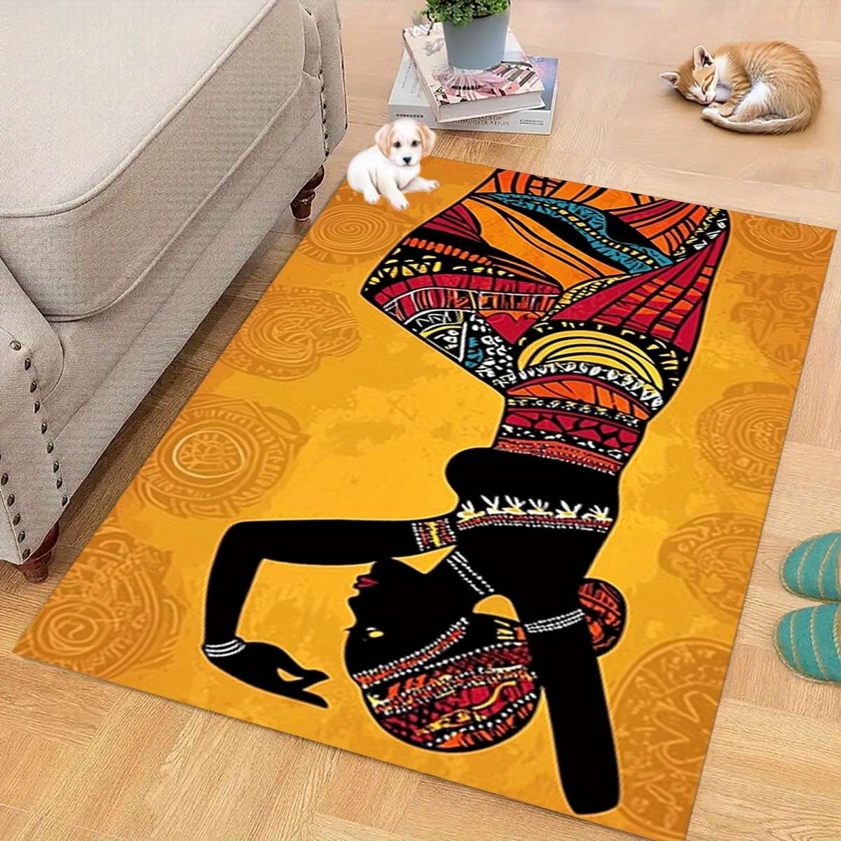 1Pc 60x90cm Floor Mat