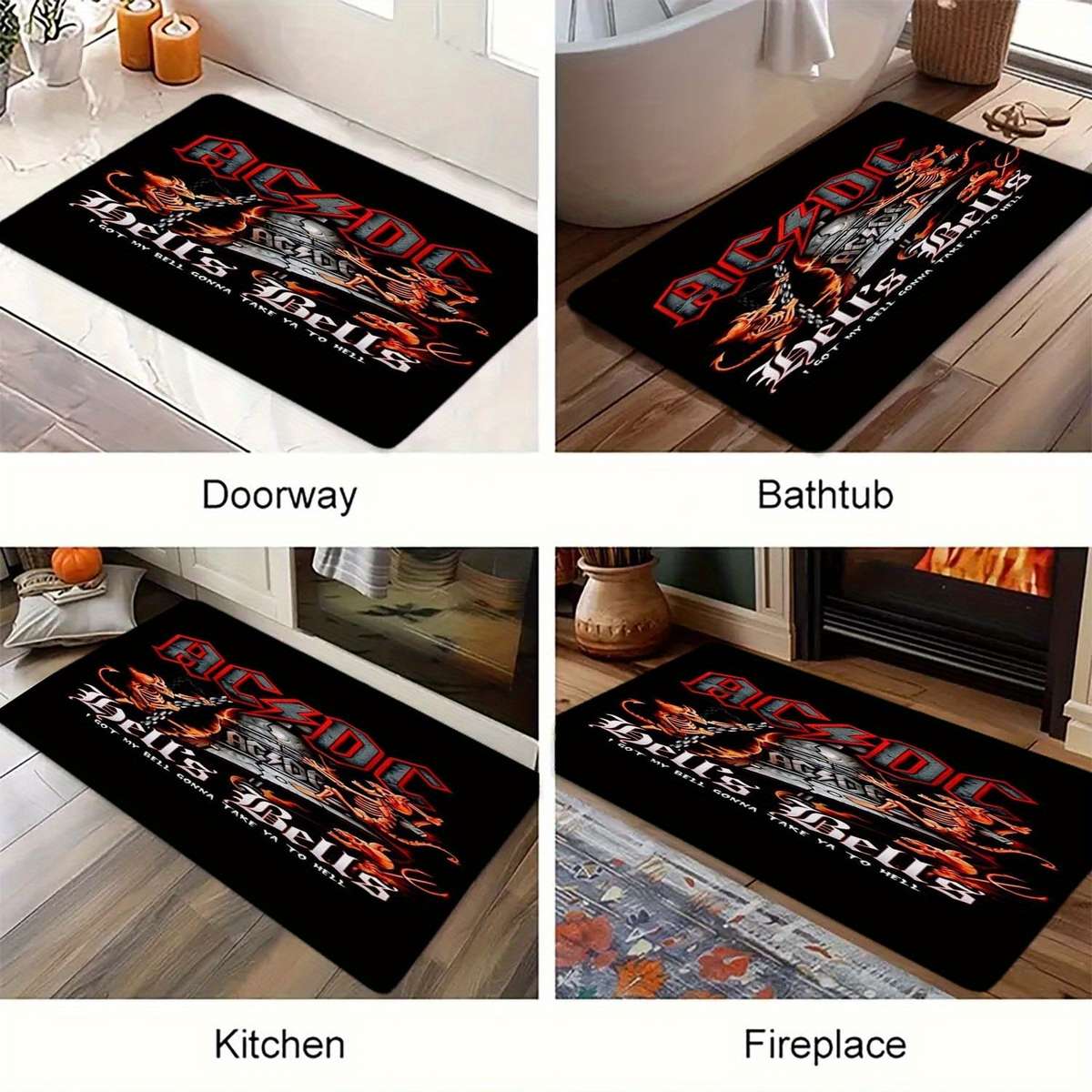 1Pc 100x150cm 39.3x59nch Floor Mat