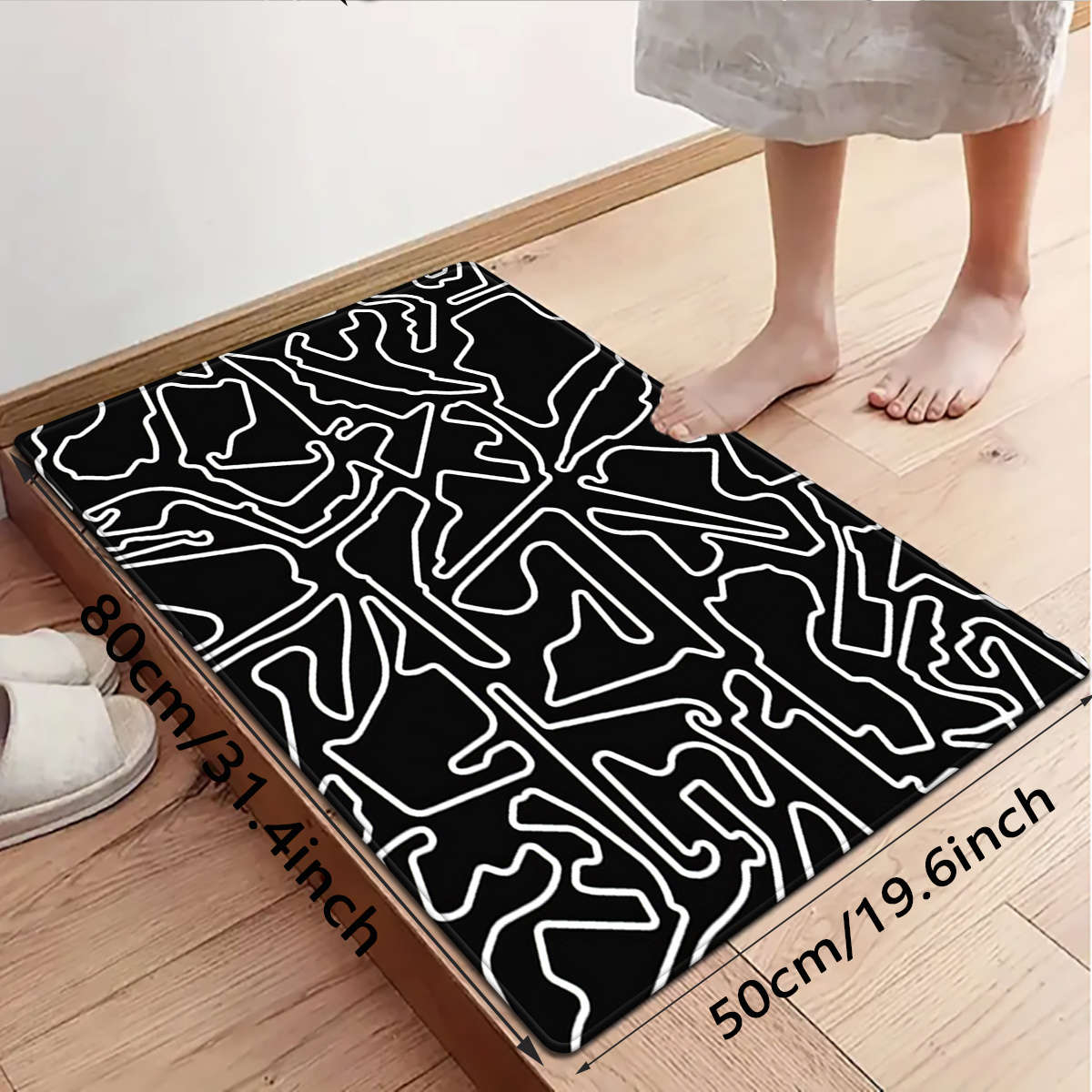1Pc 50x80cm Floor Mat