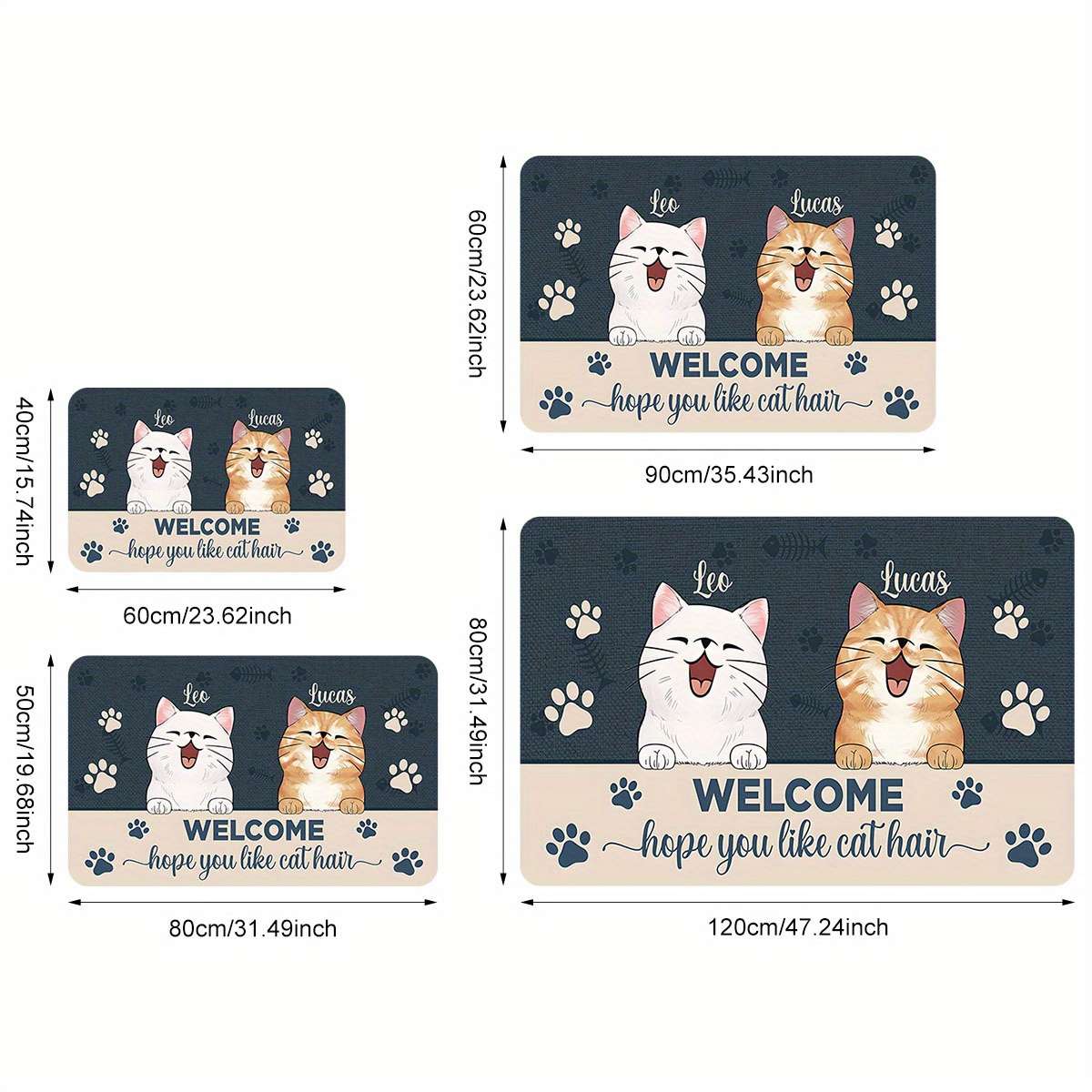 1Pc 31.5x47inch 80x120cm Floor Mat