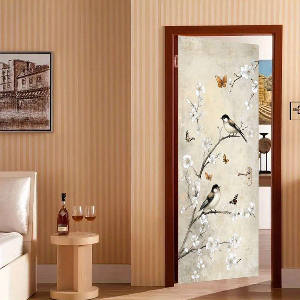 1Pc 76.96x199.9cm Door Window Sticker