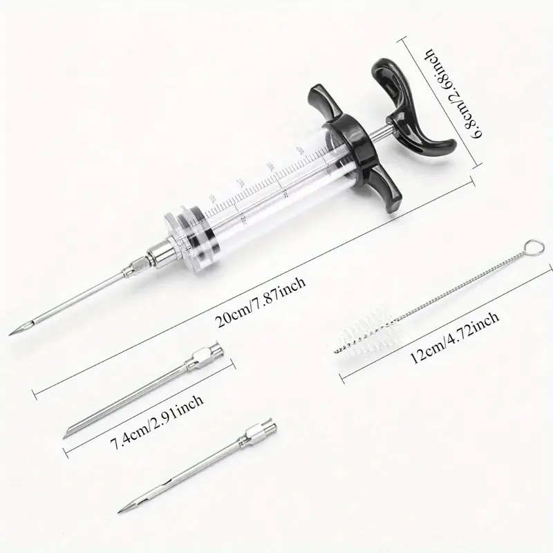 Stainless Steel Meat Marinade Syringe