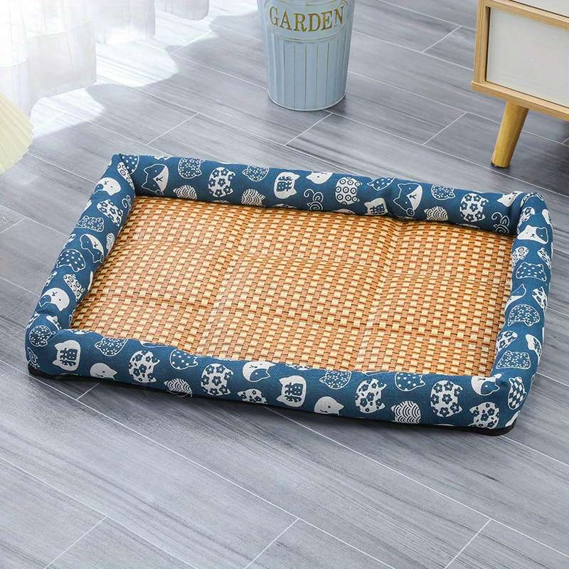 Blue Cat Print Cooling Pad