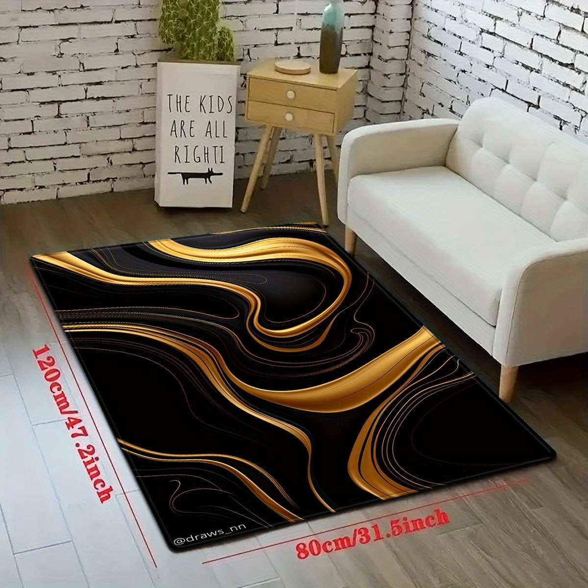 1Pc 40x60cm Floor Mat