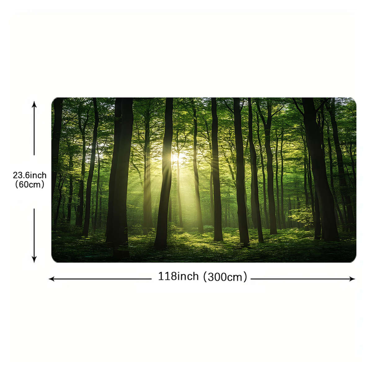 1Pc 60x300cm Floor Mat