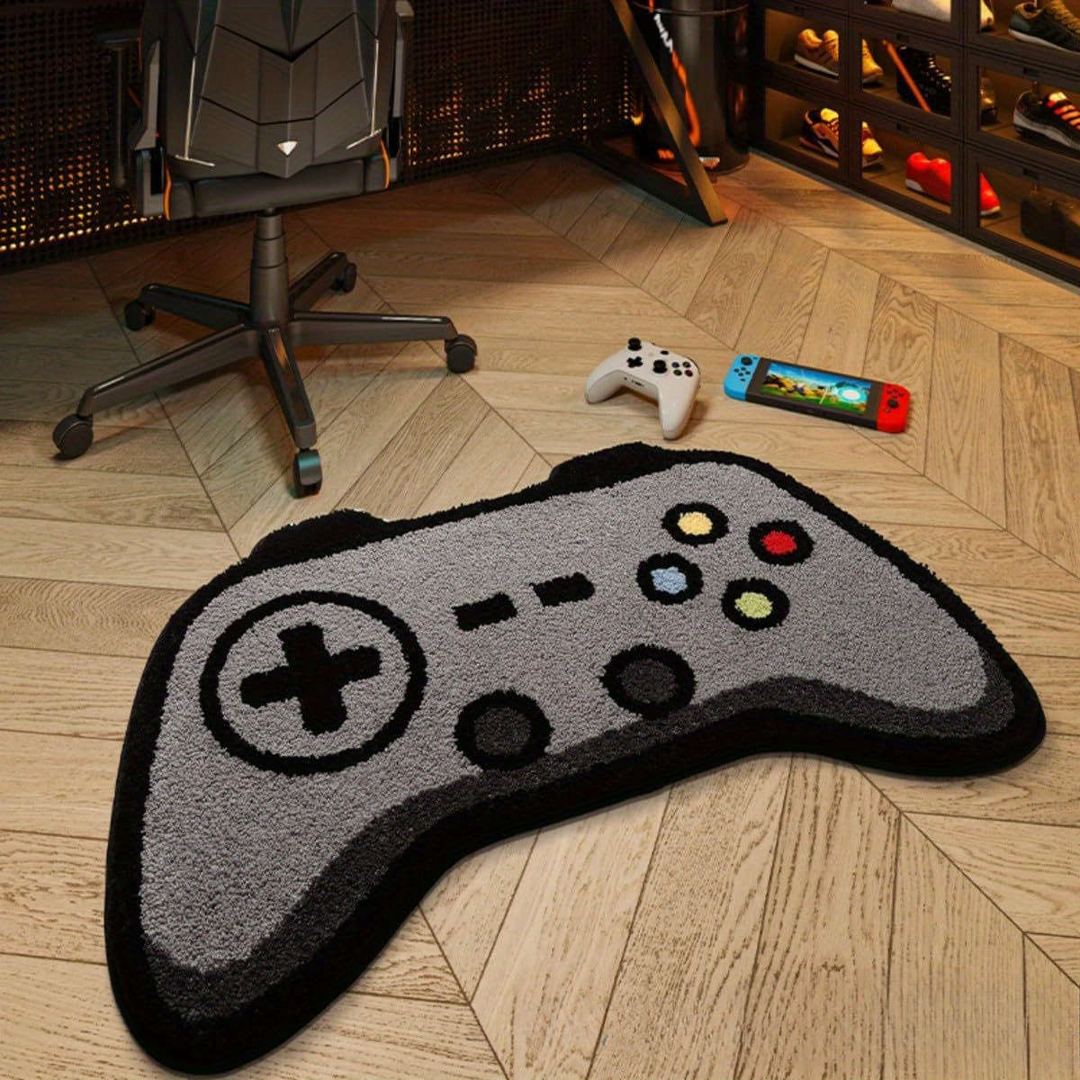 1Pc White Floor Mat