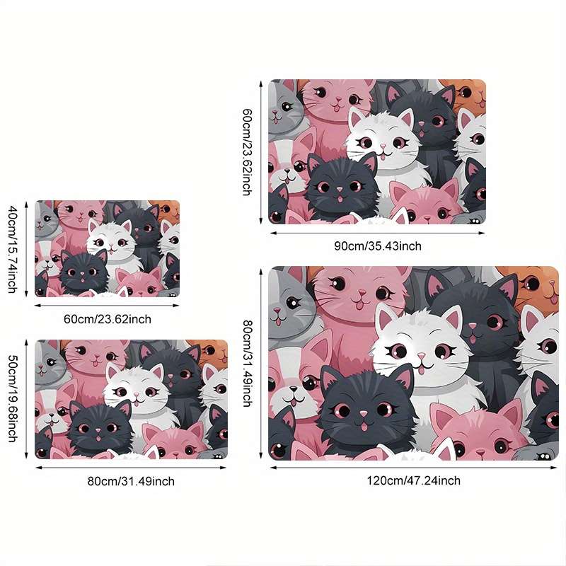 1Pc 20x31inch 50x80cm Floor Mat