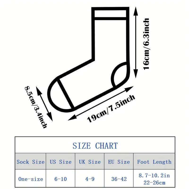 5 Pairs Of Warm Winter Socks For Men