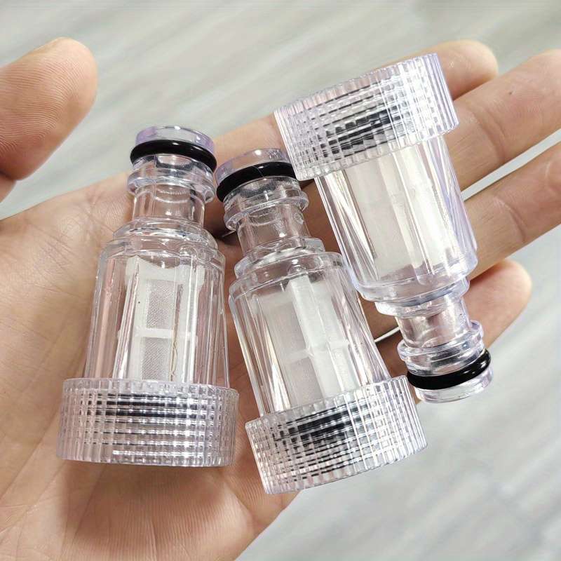 2Pcs Versatile High Pressure Plastic Water Washer Filter Nozzle