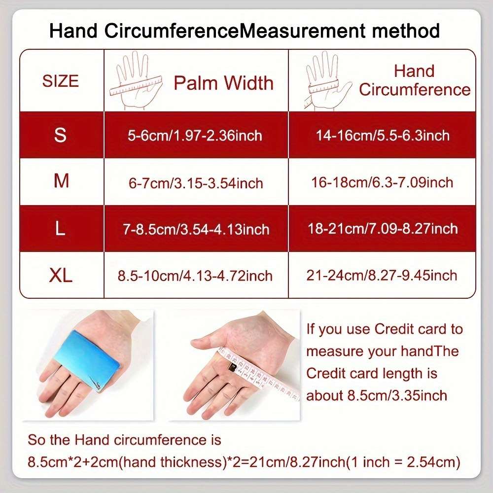 1 Pair Blue Size M Outdoor Sports Gloves