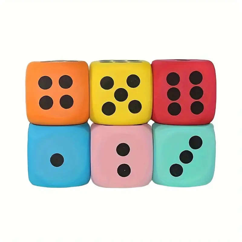 Soft Foam Dice Set Perfect for Learning and Play