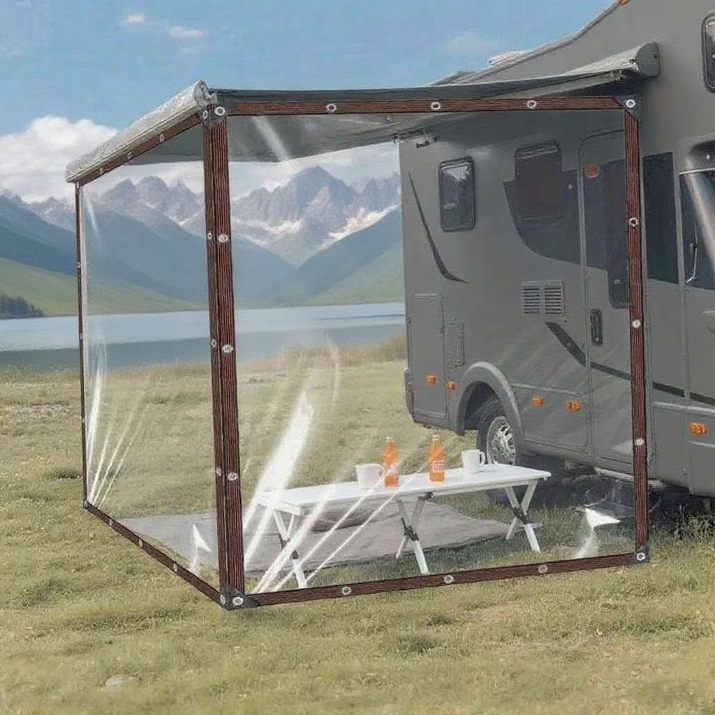 Transparent Waterproof Windproof  Snowproof Tarpaulin 2m*3m