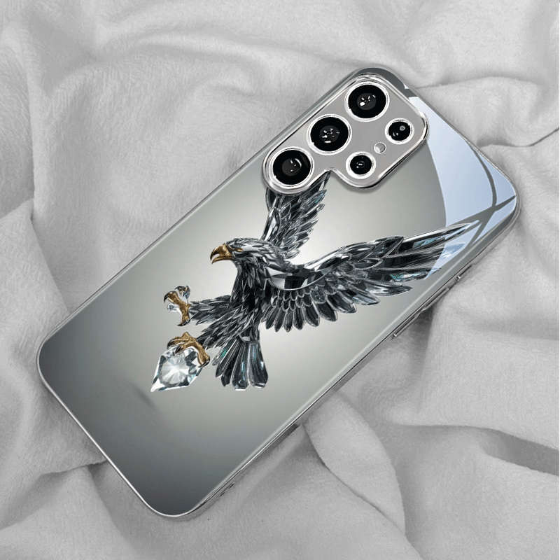 1pc  silvery  For Samsung Galaxy S24 Phone Cases