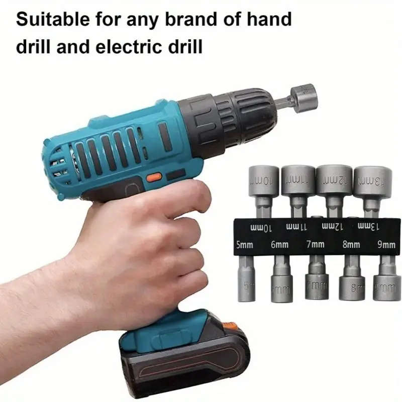 High Torque 14-Piece CR-V Steel Socket Set