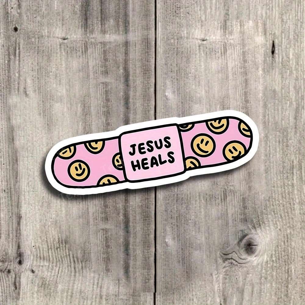 1pc 3inch  7.62cm Jesus Christian Themed Stickers