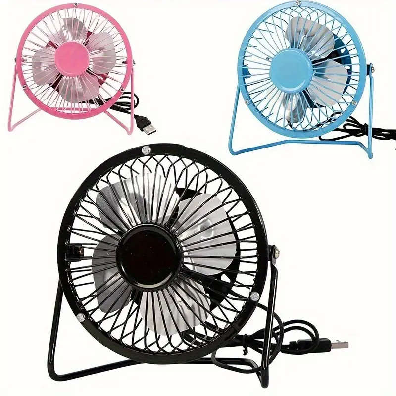 4-Inch USB Desktop Fan Black