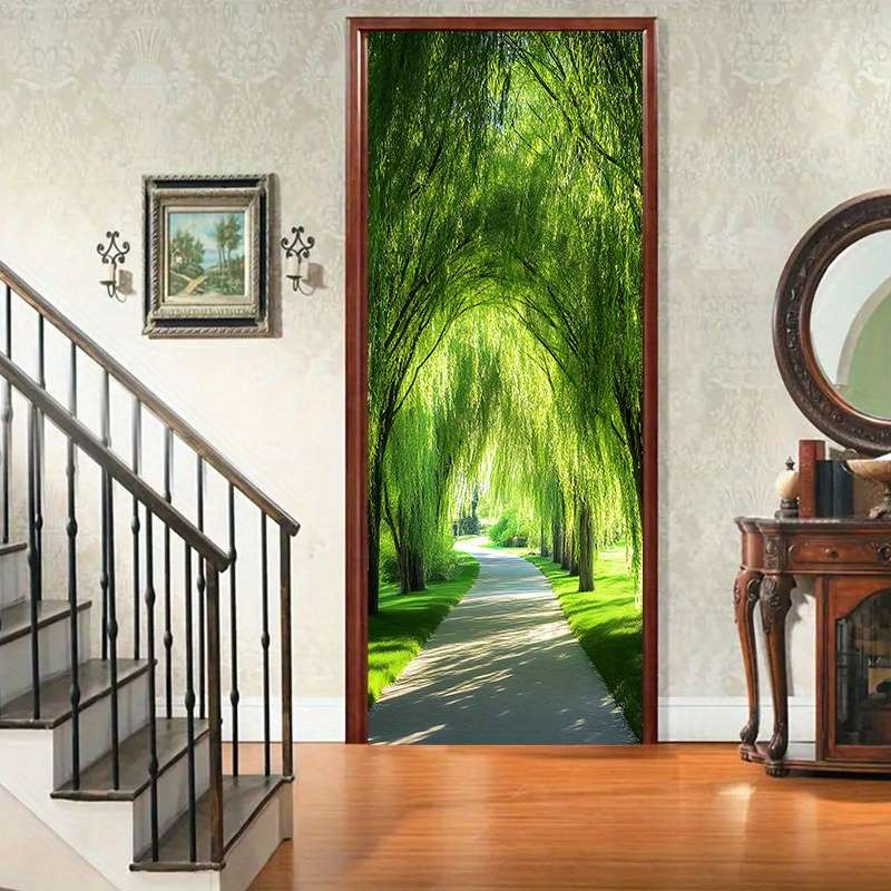 1Pc 77x200cm Door Window Sticker